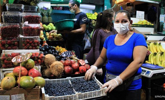 The Lo Valledor main wholesale market in Chile during the COVID-19 pandemic