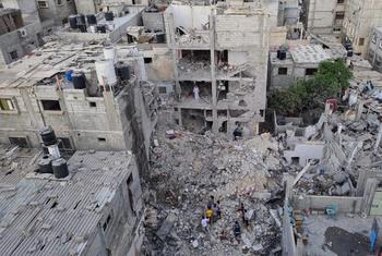 دمار في قطاع غزة بعد ثلاثة أيام من العنف الشديد.