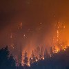 Incêndio na Floresta Nacional de Klamath, na Califórnia, nos Estados Unidos. 