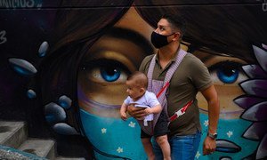 The Comuna 13 neighbourhood in Medellin, Colombia.