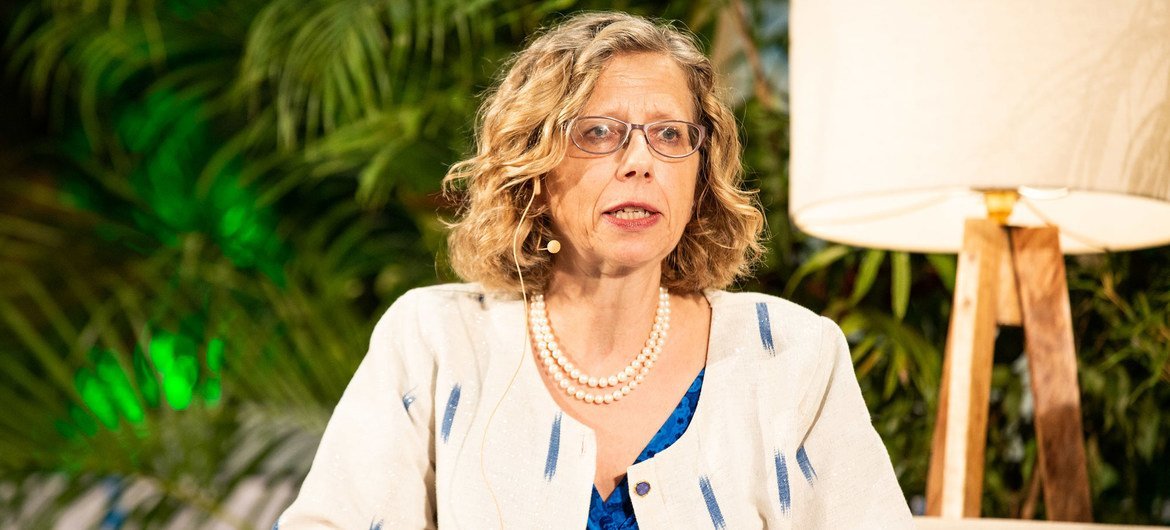 Inger Andersen, diretora executiva do Programa das Nações Unidas para o Meio Ambiente, Pnuma