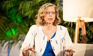 Inger Andersen, diretora executiva do Programa das Nações Unidas para o Meio Ambiente, Pnuma