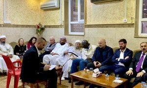 Special Adviser on the Prevention of Genocide, Adama Dieng, and Special Adviser and Head of the United Nations Investigative Team to promote accountability for crimes committed by Da’esh/ISIL in Iraq, Karim Khan speak to Baba Sheikh, Yazidi Supreme Spiritual Leader.