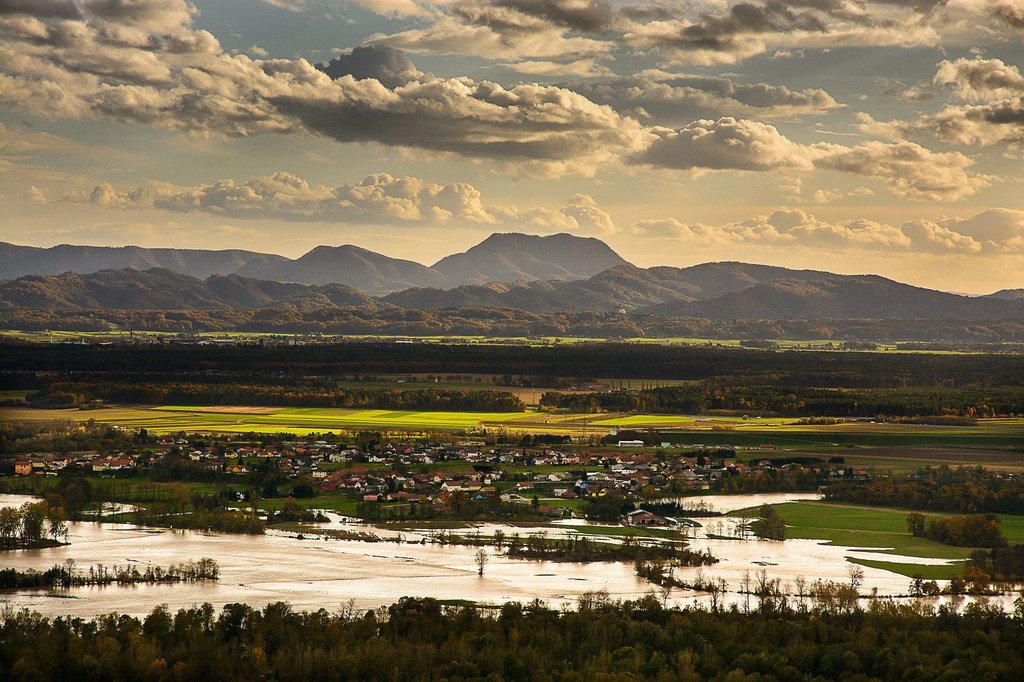Des conditions météorologiques extrêmes en Slovénie ont entrainé des inondations