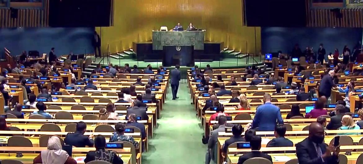 الجمعية العامة للأمم المتحدة تنتخب مالطة وسويسرا وموزامبيق وإكوادور واليابان لعضوية مجلس الأمن غير الدائمة 2023-2024.