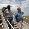 वर्ष 2014 में एंतोनियो गुटेरेश ने दक्षिण सूडान में विश्व खाद्य कार्यक्रम द्वारा हवाई मार्ग से राहत सामग्री वितरण का जायज़ा लिया था. उस समय वो यूएन शरणार्थी एजेंसी के प्रमुख के तौर पर कार्यरत थे. 