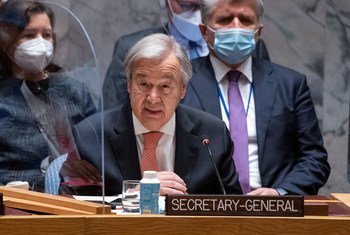 O secretário-geral participou de um debate no Conselho de Segurança sobre diplomacia preventiva como objetivo comum dos principais órgãos da ONU