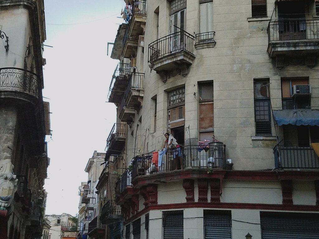 Una imagen cotidiana de La Habana, Cuba