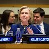 Бывшая Госсекретарь США Хилари Клинтон выступила в штаб-квартире ООН в Нью-Йорке на встрече Группы друзей Афганистана. 