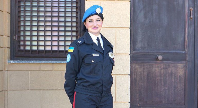 Оксана Зубец, сотрудница Миссии ООН на Кипре