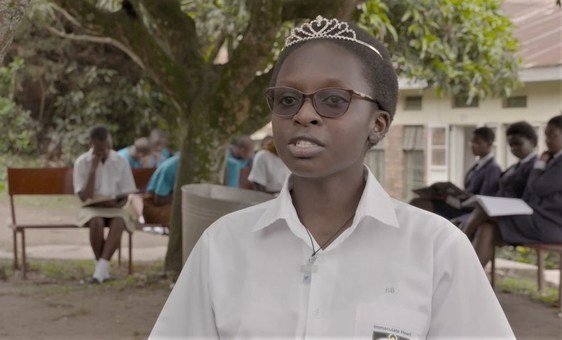 Natukunda Edetruda, a student at Immaculate Heart School, Uganda, part of the UNESCO ASPnet programme