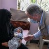 World Food Programme (WFP) chief David Beasley visits Al-Sabeen Maternity and Children Hospital in Yemen. 