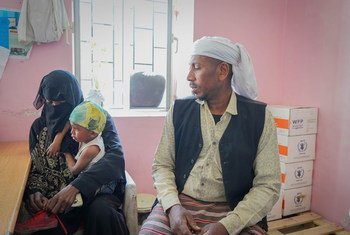 Sultan, 2 years old received treatment from WFP for malnutrition in Sana's City, Yemen. He is no longer malnourished.