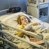 Milena a été blessée et est soignée dans un hôpital à Kyïv, en Ukraine.