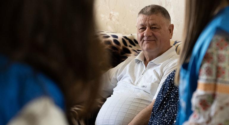 This man and his wife are just one of many Moldovas hosting Ukrainian refugees.