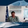 203/5000 国际刑事法院首席检察官法图·本苏达（Fatou Bensouda）在安理会公开视频会议上就苏丹局势进行汇报。