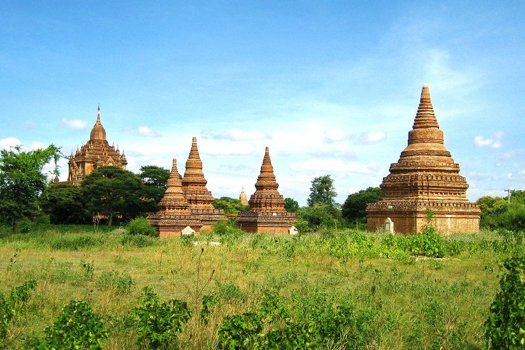 缅甸历史悠久的古都蒲甘。