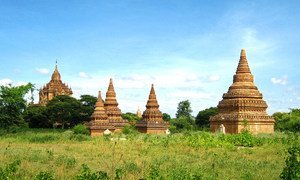 Bagan, Myanmar, a UNESCO World Heritage Site. 
