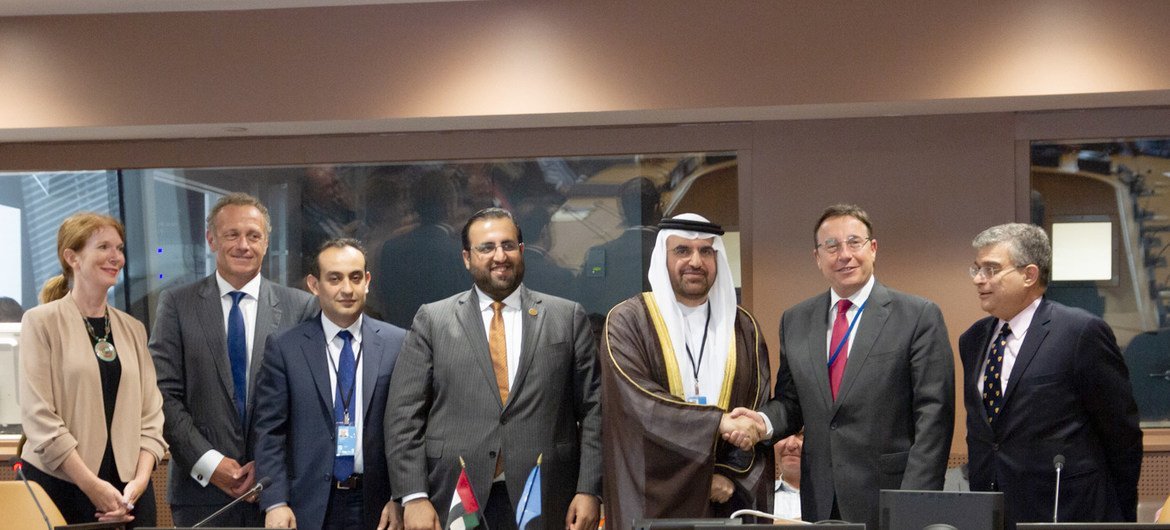 تجديد الشراكة الإماراتية مع الأمم المتحدة للدفع بالعمل المشترك في إطار "مشروع المعرفة" - مقر الأمم المتحدة، نيويورك. 