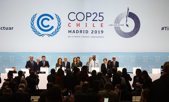 The official opening ceremony of the high-level segment of the 25th Conference of the Parties to the UN Framework Convention on Climate Change, known as COP 25. (10 December 2019)