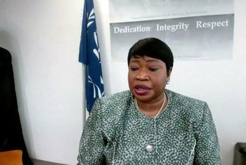 La procureure de la Cour pénale internationale, Fatou Bensouda, informe les membres du Conseil de sécurité des Nations Unies sur le Soudan.