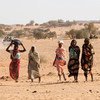 Des femmes soudanaises marchant dans une zone de sécurité à Um Baru, au nord du Darfour. (fichier)