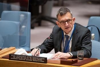 Volker Perthes, Special Representative for Sudan and Head of the UN Integrated Transition Assistance Mission in Sudan (UNITAMS), briefs Security Council members on the Sudan and South Sudan.