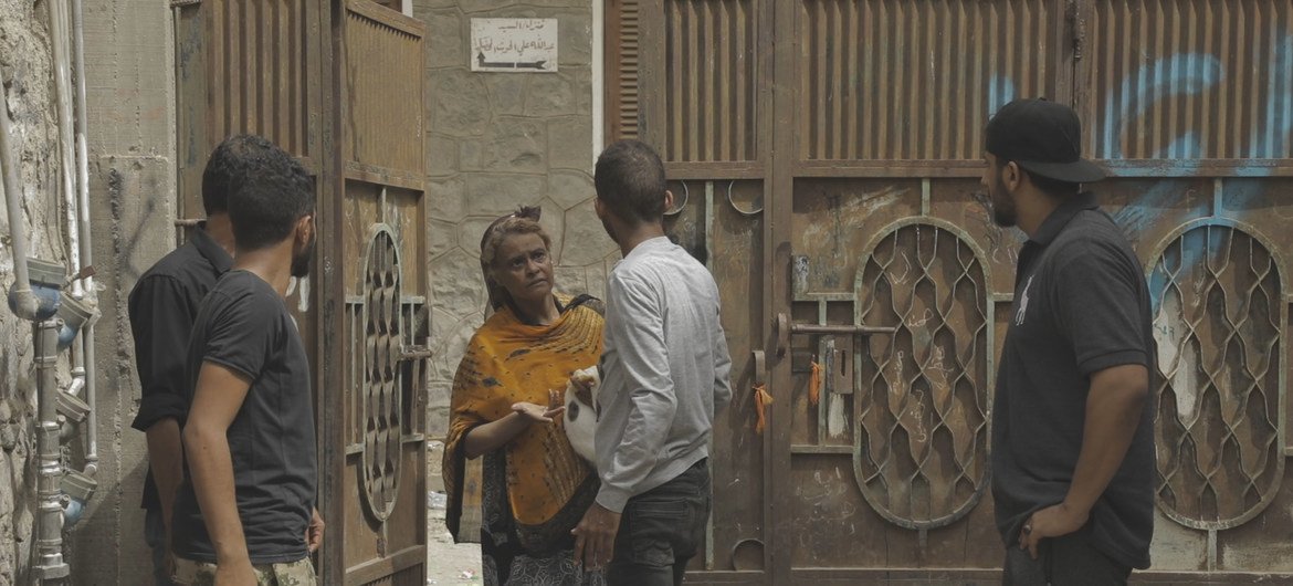 صورة التقطت من الفيلم اليمني "10 أيام قبل الزفة" والذي تم تصويره في عدن