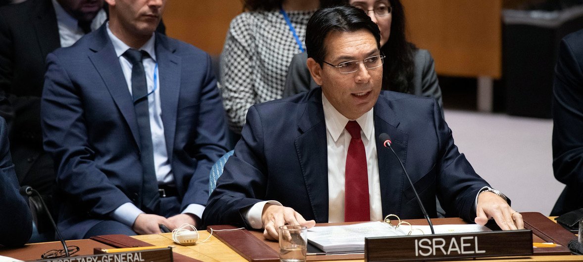 Ambassador Danny Danon of Israel addresses the UN Security Council on the situation in the Middle East, including the Palestinian question.