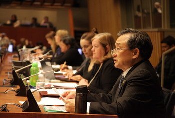2020年2月11日，联合国主管经济和社会事务的副秘书长刘振民在社会发展委员会部长级论坛上发表主旨演讲。