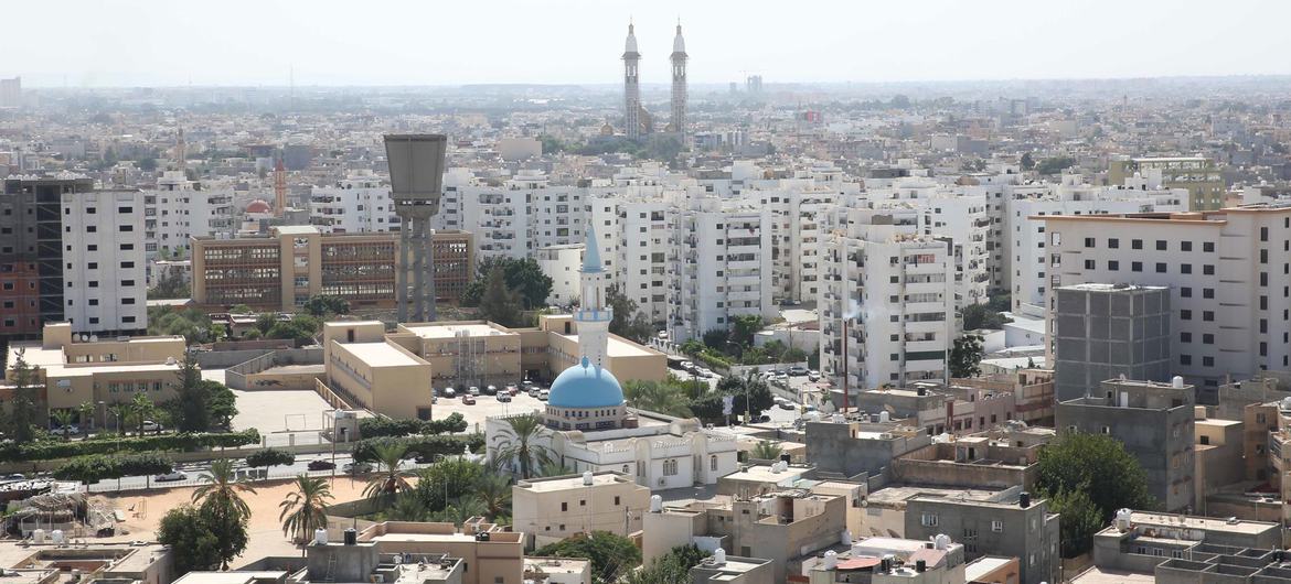 مدينة طرابلس في ليبيا.