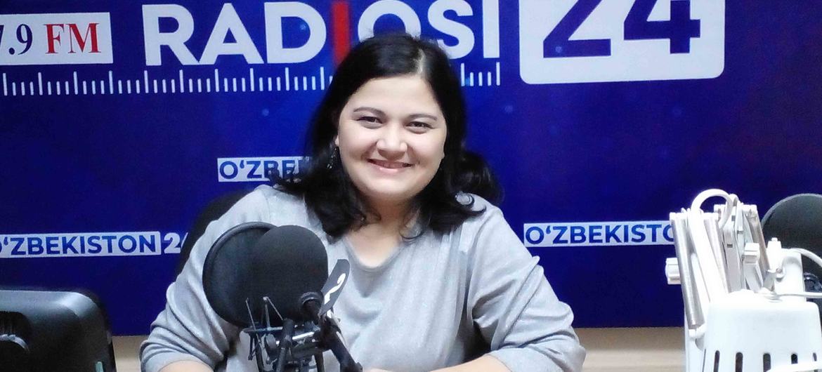 Нозима Ташбулотова, радиожурналистка, Узбекистан. 