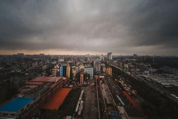 منظر من العاصمة داكا.