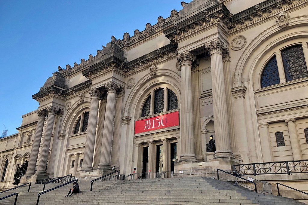 新冠疫情期间空无一人的纽约大都会博物馆