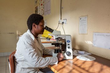 Gracias a la instalación de paneles solares, esta científica zimbabuense no tiene que detener sus investigaciones debido a los cortes de luz.