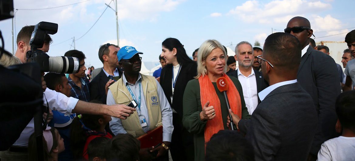 The Special Representative of the United Nations Secretary-General for Iraq, Jeanine Hennis-Plasschaert