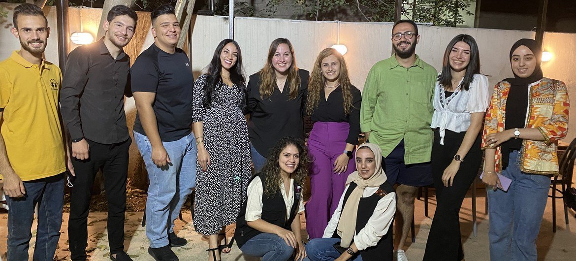 The squad  down  the WeRise app, a HeForShe project, successful  Jordan