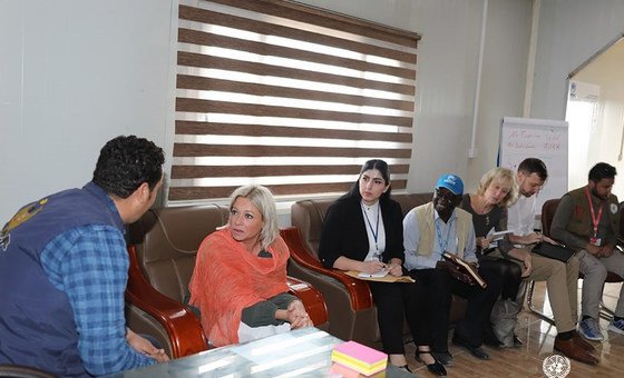 الممثلة الخاصة للأمين العام في العراق، جينين هينيس-بلاسخارت تواصل أجتماعاتها مع الأطياف المختلفة من الشعب العراقي.