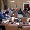 اجتماع رئيس الجمهورية ميشال عون مع مجموعة الدعم الدولية من أجل لبنان،  12 تشرين الثاني / نوفمبر 2019.