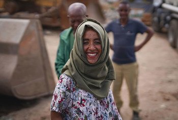 Medina Hussein is the store keeper at the Koshe landfill in Addis Ababa, Ethiopia. She is in charge of storing the materials needed for the rehabilitation of the site which is implemented through the Fukuoka Method.