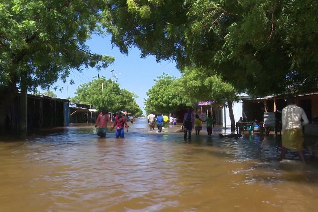 الفيضانات التي دمرت أجزاء من الصومال، ولا سيما منطقة بيليت وين بولاية هيرشابيل.