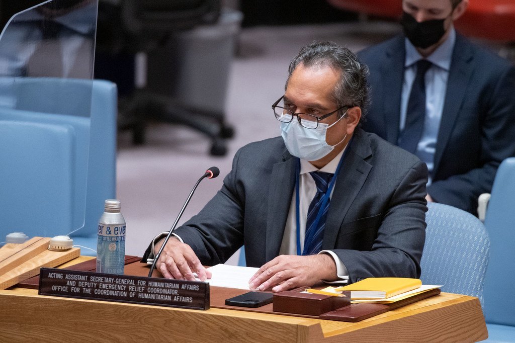 رامش راجاسنغهام، نائب منسق الإغاثة في حالات الطوارئ خلال حديثه أمام جلسة مجلس الأمن بشأن الوضع في اليمن، 12 كانون الثاني/يناير.