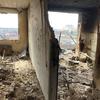 यूक्रेन की राजधानी कीयेफ़ के एक बाहरी इलाक़े - बूचा में तबाही के निशान.