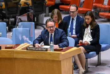 Carlos Ruiz Massieu, Special Representative of the Secretary-General for Colombia, briefs the Security Council.