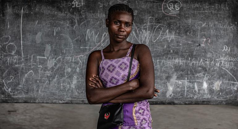 Dorika, a survivor of rape in conflict North Kivu, Democratic Republic of the Congo.