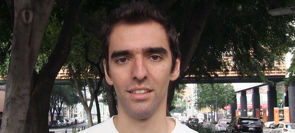 Jorge Martínez  es uno de los cien ganadores de un pasaje verde a Nueva York para participar en la Cumbre de la Juventud sobre el Clima.