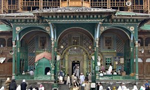 Friday prayers in Srinagar, Jammu and Kashmir.