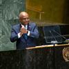 Abdulla Shahid, President of the 76th session of the United Nations General Assembly, addresses the closing of the session.
