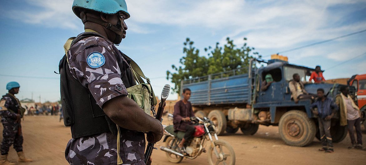 UN peacekeepers patrol the Menaka region in northeast Mali.