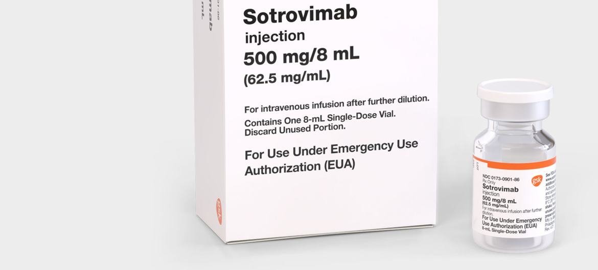 Around two million doses of Sotrovimab are being produced globally in the first half of 2022.